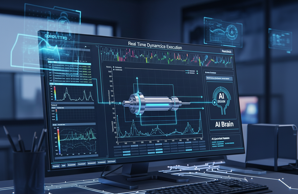 Dynamic 3D simulation of an actuator